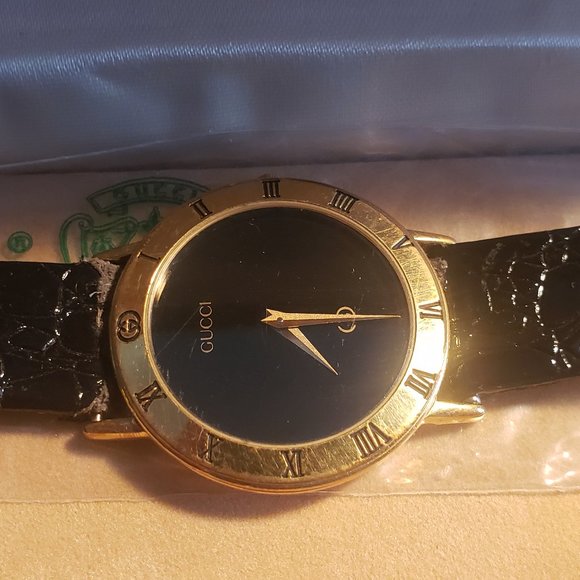 Vintage Gucci 3000M Men's Gold Plated Watch - Picture 5 of 6